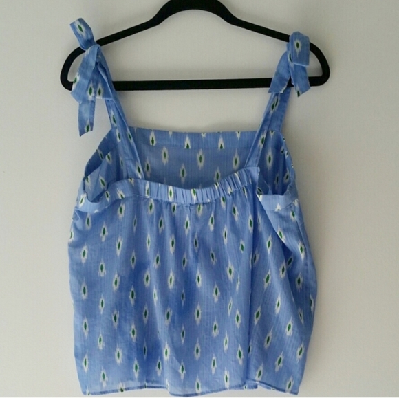 J.Crew blue top size Large - Picture 2 of 7